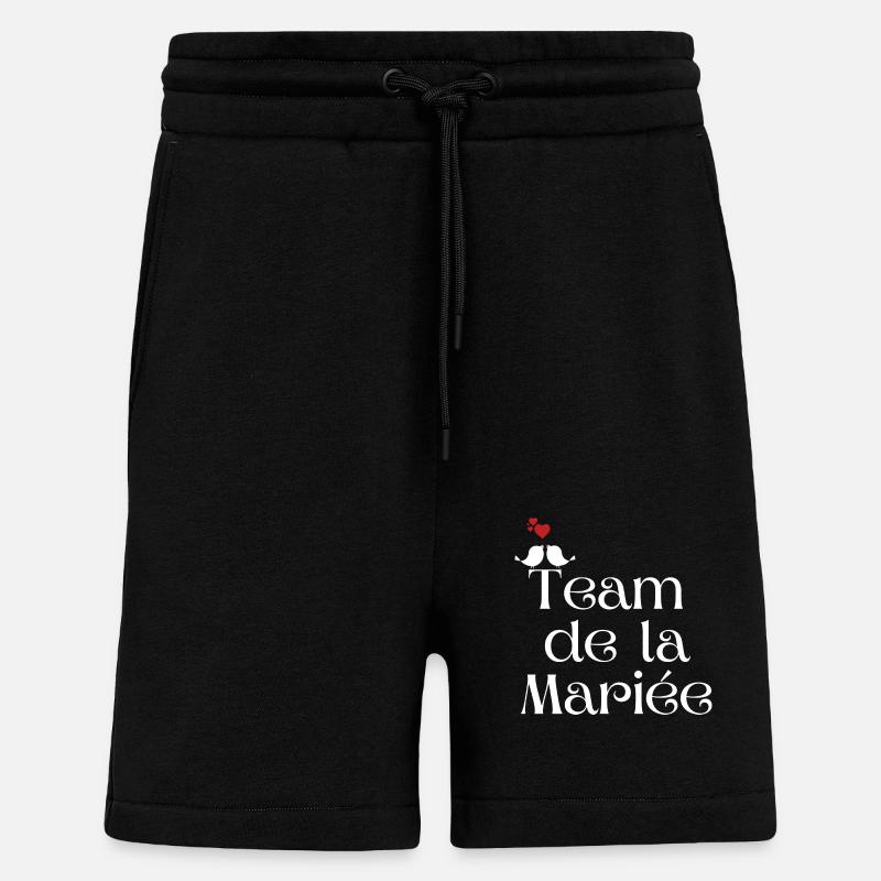 Bride's Team - Shorts - made by SPREAD - SOLID BLACK
