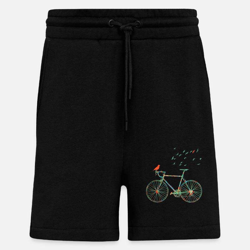 bicycle e 4 - Shorts - made by SPREAD - SOLID BLACK