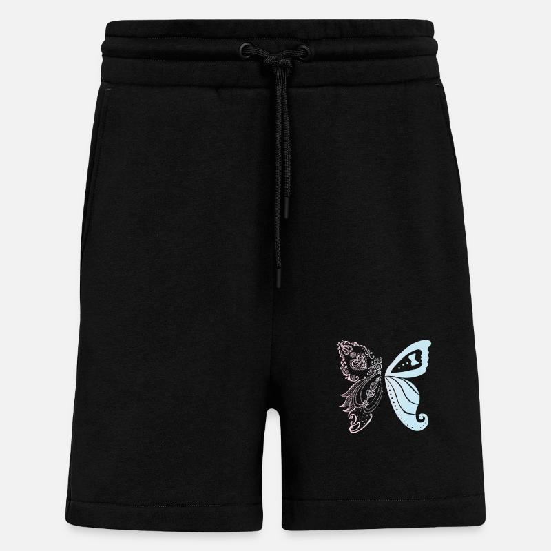 Brautpaar als Schmetterling - Shorts - made by SPREAD - SOLID BLACK