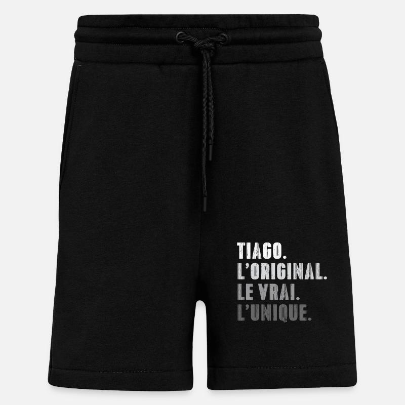Tiago Das Original Das Echte Das Einzigartige - Shorts - made by SPREAD - SOLID BLACK