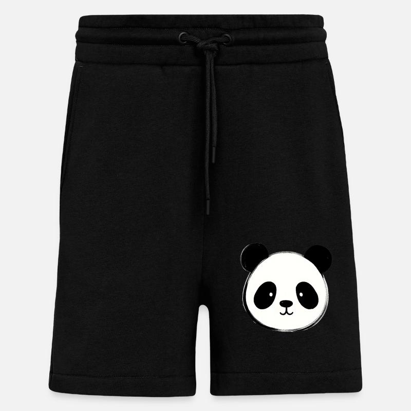 Süßer Panda - Shorts - made by SPREAD - SOLID BLACK