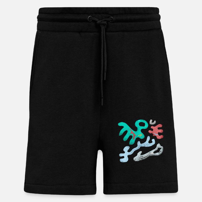 kunst modern design - Shorts - made by SPREAD - SOLID BLACK