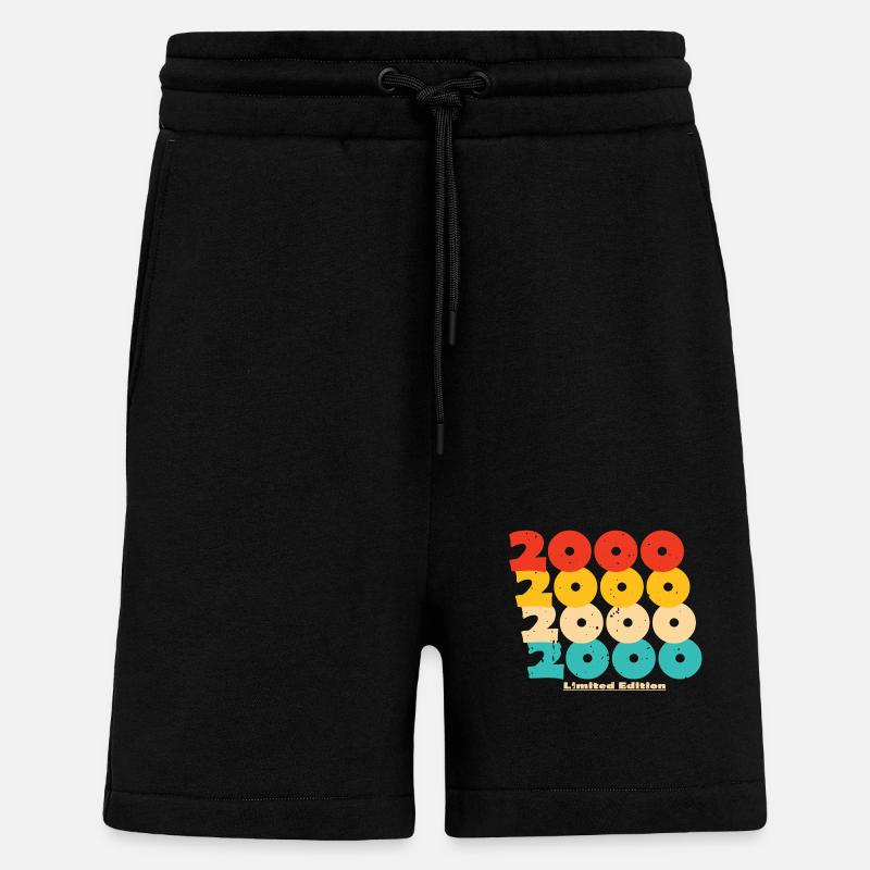 2000: Limited Edition - 24th Anniversary - Shorts - made by SPREAD - SOLID BLACK