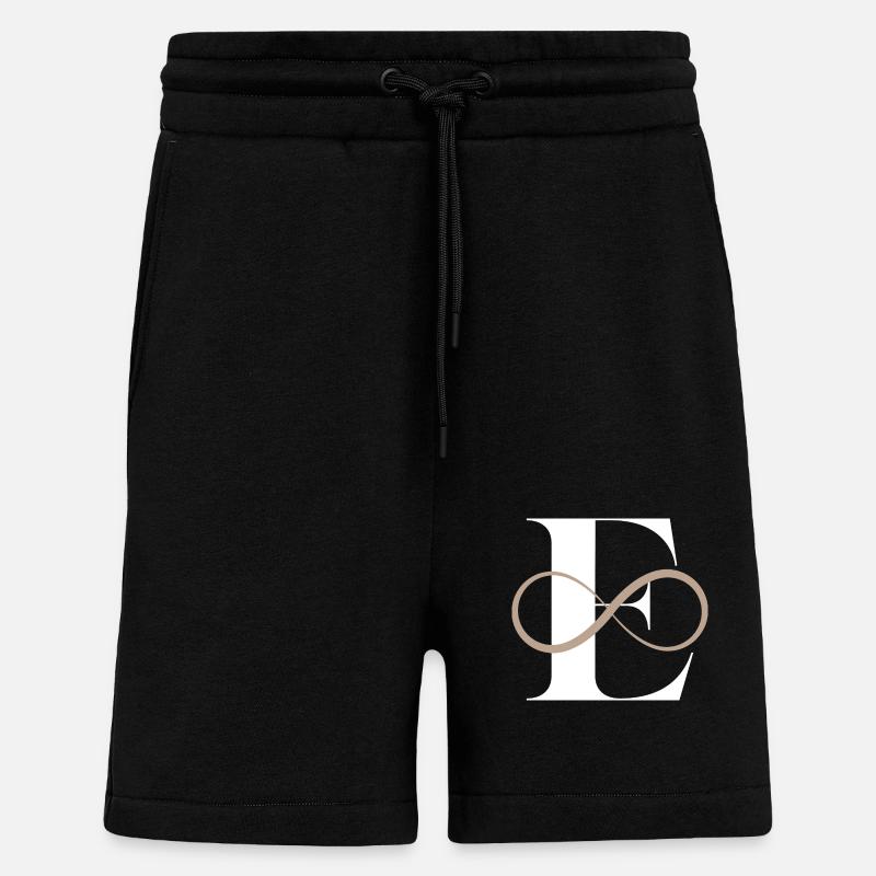 Unendlicher Buchstabe e - Shorts - made by SPREAD - SOLID BLACK