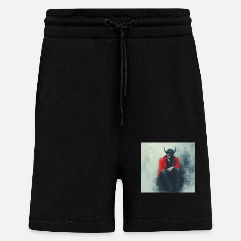 Devil - Shorts - made by SPREAD - SOLID BLACK