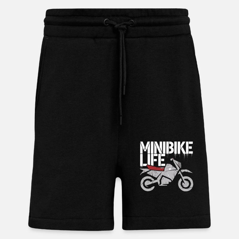 Für echte Minibike-Fans - Shorts - made by SPREAD - SOLID BLACK