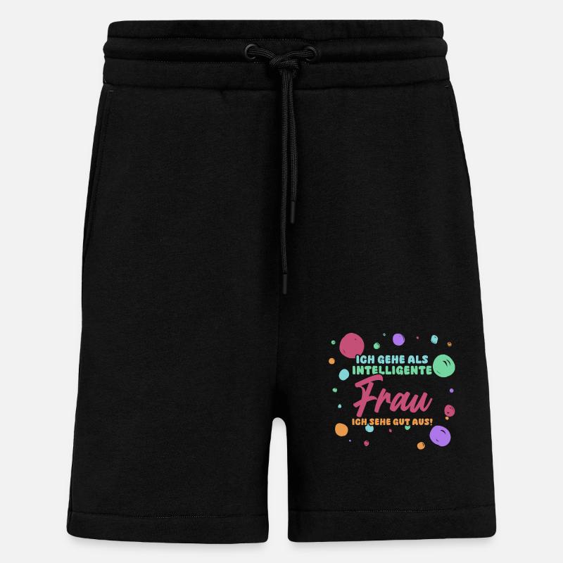 Costume de carnaval Carnaval - Short bio décontracté fabriqué en UE - SOLID BLACK