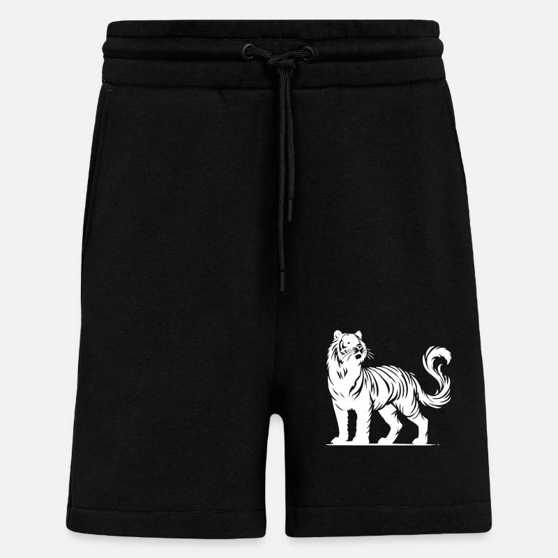 tigre - Short bio décontracté fabriqué en UE - SOLID BLACK