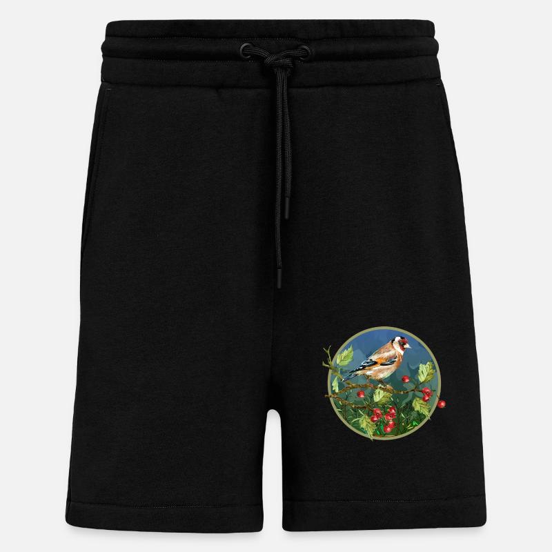 Bunter Vogel - Shorts - made by SPREAD - SOLID BLACK