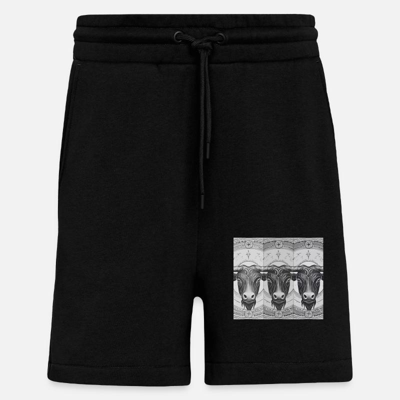 Sternzeichen Widder - Shorts - made by SPREAD - SOLID BLACK