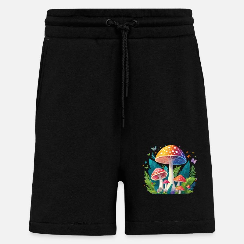 Fantasy-Pilz - Shorts - made by SPREAD - SOLID BLACK