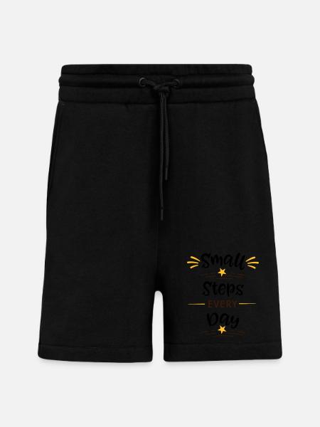 Chaque instant brille Emblème de l’Étoile - Short bio décontracté fabriqué en UE - SOLID BLACK