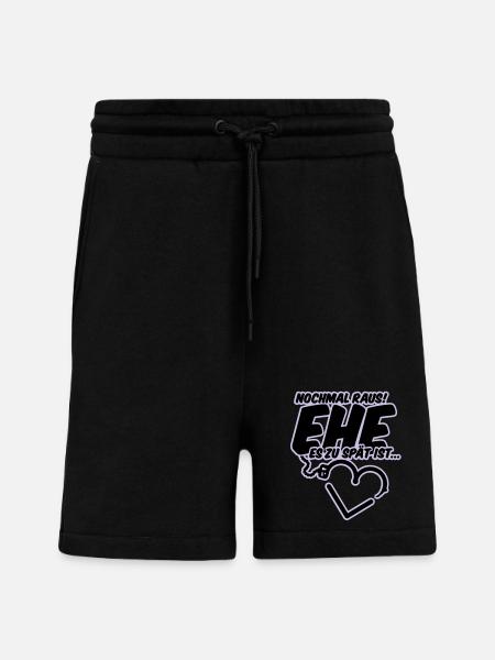 bachelor party wedding shower wedding - Shorts - made by SPREAD - SOLID BLACK
