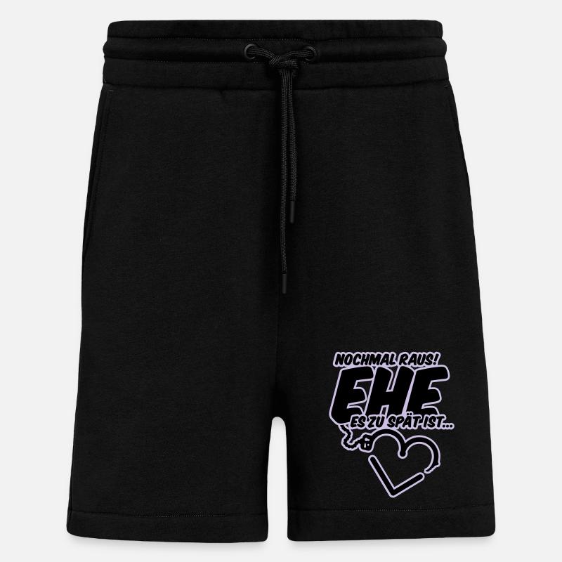 polterabend hochzeit junggesellenabschied - Shorts - made by SPREAD - SOLID BLACK