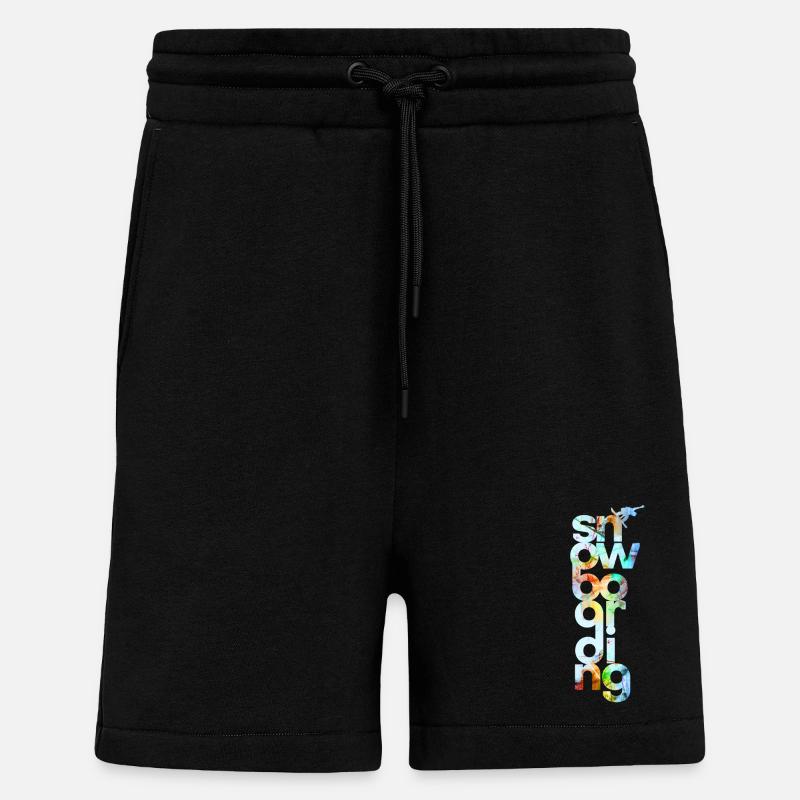 snowboard - Short bio décontracté fabriqué en UE - SOLID BLACK