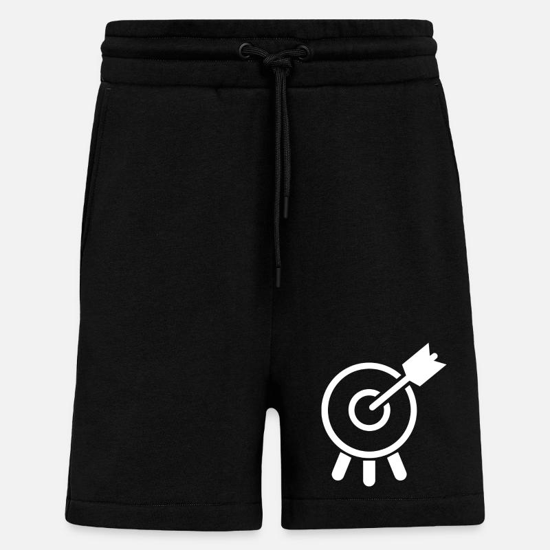 Tir à l’arc - Short bio décontracté fabriqué en UE - SOLID BLACK
