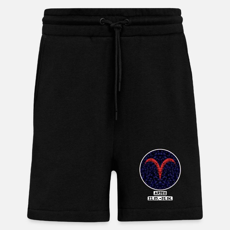 Aries 21.03.-20.04. - Shorts - made by SPREAD - SOLID BLACK