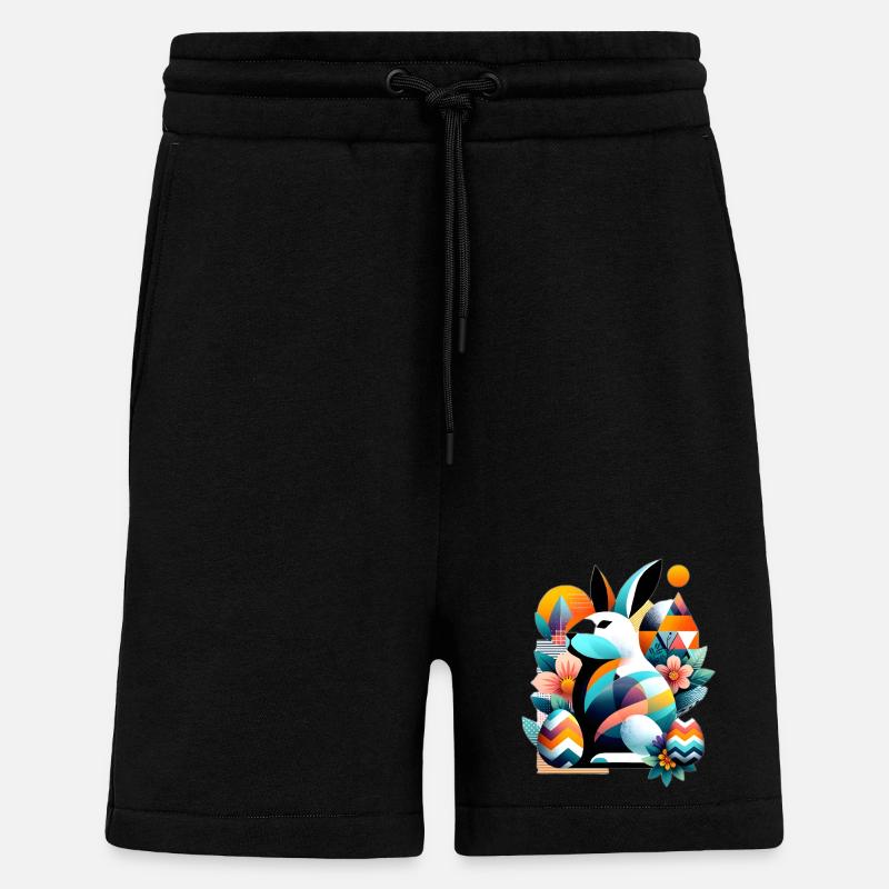 Modern Easter Graphics - Shorts - made by SPREAD - SOLID BLACK