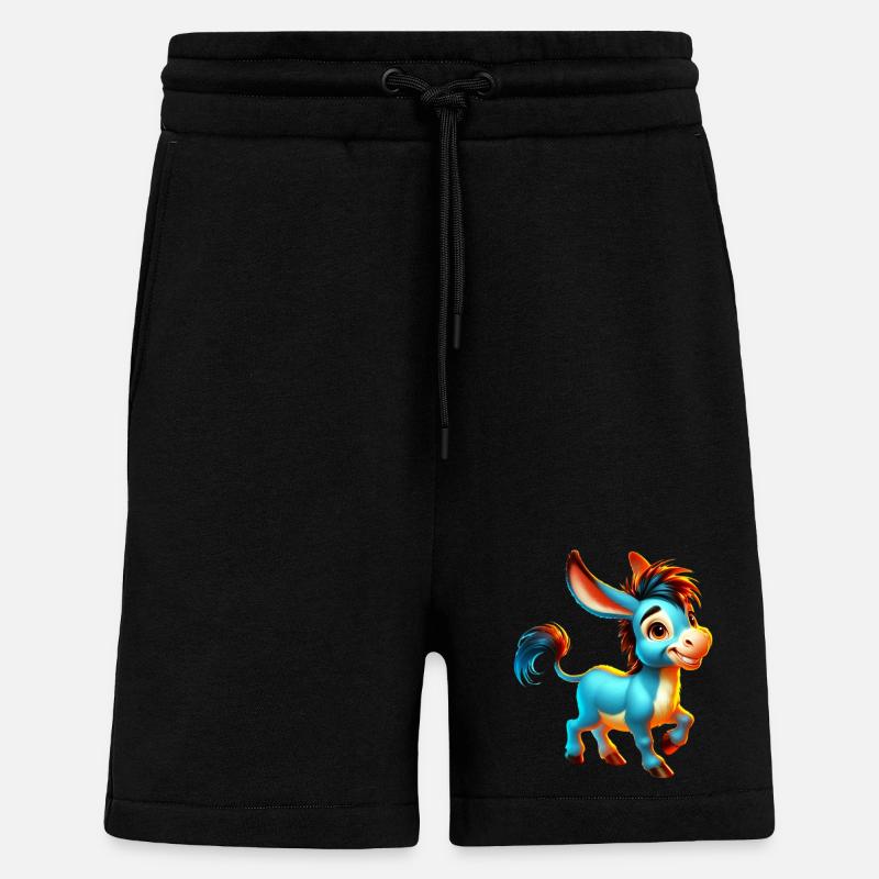 Esel-Maultier - Shorts - made by SPREAD - SOLID BLACK