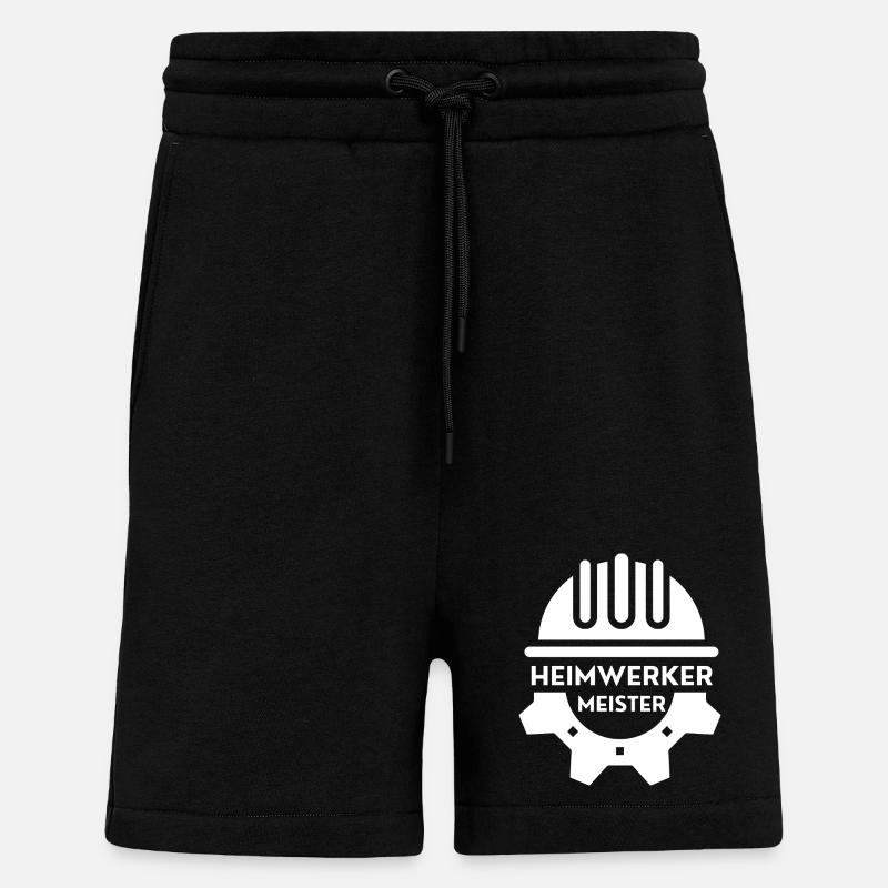 DIY Master – Proud DIY Design - Short bio décontracté fabriqué en UE - SOLID BLACK