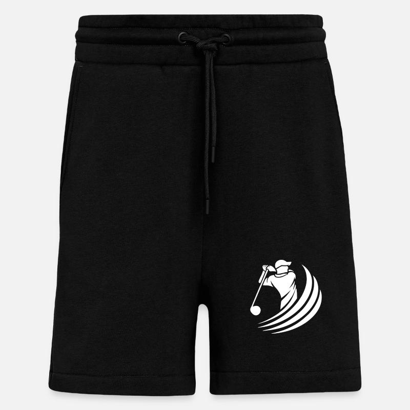 Golferspieler - Shorts - made by SPREAD - SOLID BLACK
