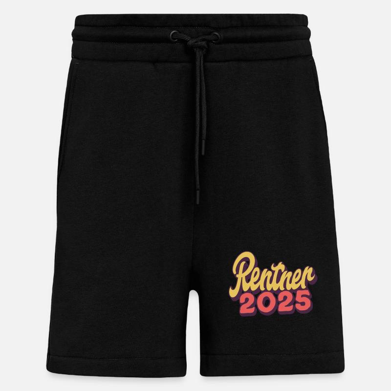 Rentner 2025 - Shorts - made by SPREAD - SOLID BLACK