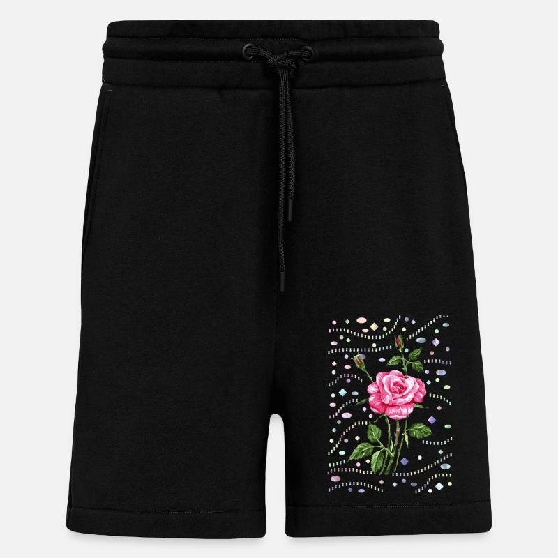 Flower - Shorts - made by SPREAD - SOLID BLACK