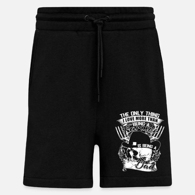 Being A Farmer Dad - Shorts - made by SPREAD - SOLID BLACK