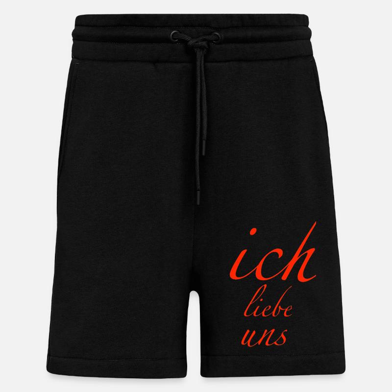 ich liebe uns - Shorts - made by SPREAD - SOLID BLACK