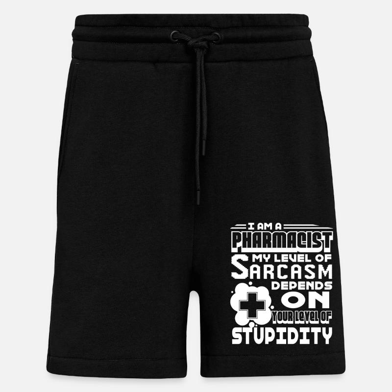 Pharmacist Pharmacist Level - Shorts - made by SPREAD - SOLID BLACK