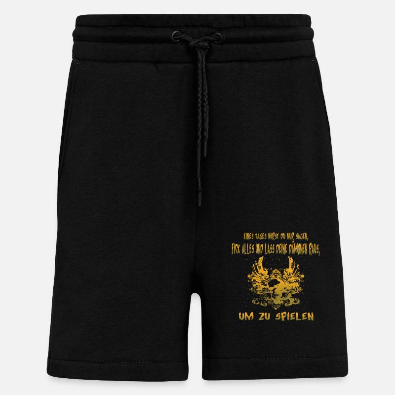 Dämon - Shorts - made by SPREAD - SOLID BLACK