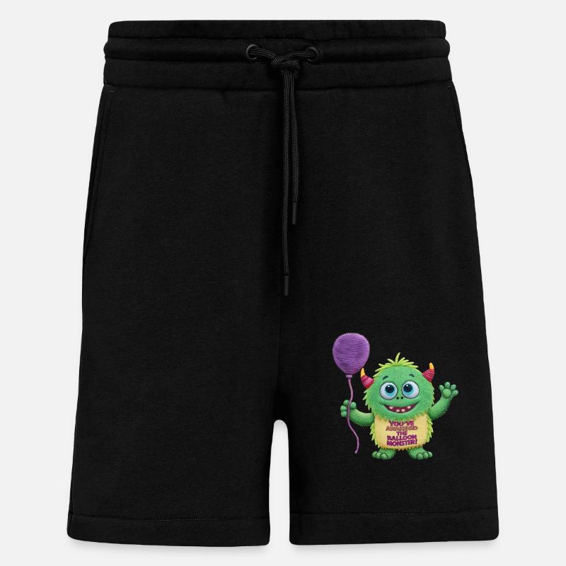 Ballon-Monster - Shorts - made by SPREAD - SOLID BLACK