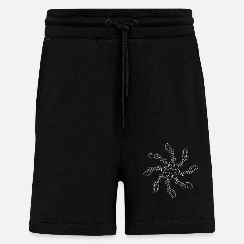 Danielle Nom Mandala - Short bio décontracté fabriqué en UE - SOLID BLACK