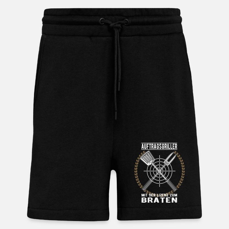 Auftragsgriller - Shorts - made by SPREAD - SOLID BLACK