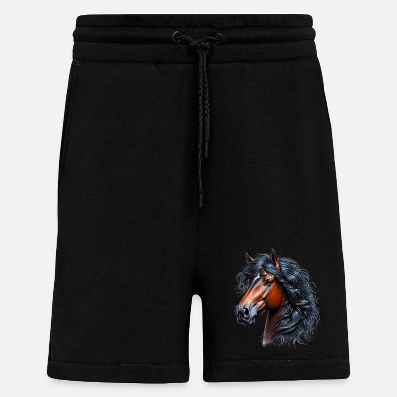 Pferd - Shorts - made by SPREAD - SOLID BLACK