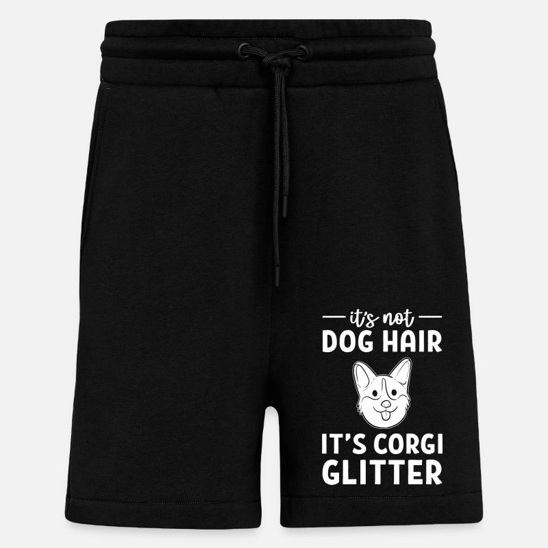 Corgi - Short bio décontracté fabriqué en UE - SOLID BLACK