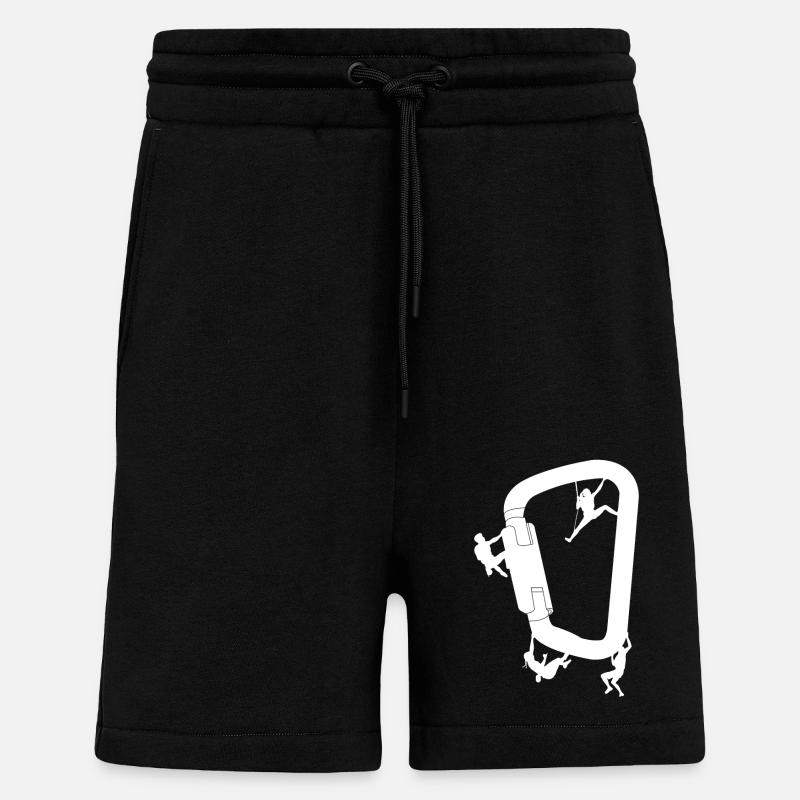 Climbing climb boulder - Shorts - made by SPREAD - SOLID BLACK