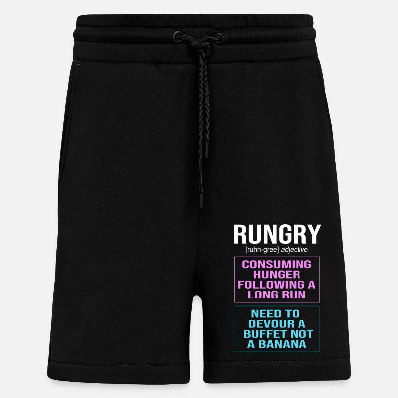 Marathon Marathon Runner - Shorts - made by SPREAD - SOLID BLACK