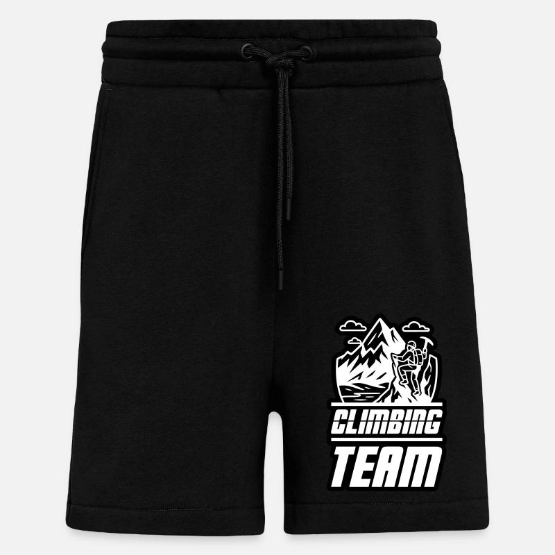 Bergsteiger Team - Shorts - made by SPREAD - SOLID BLACK