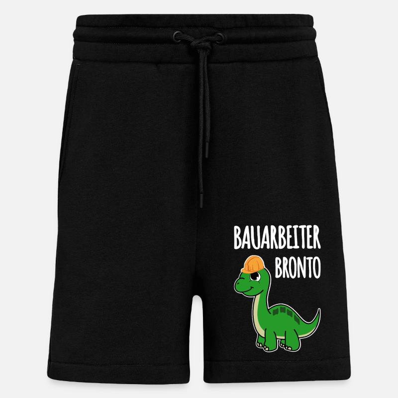 Bauarbeiter Bronto - Shorts - made by SPREAD - SOLID BLACK