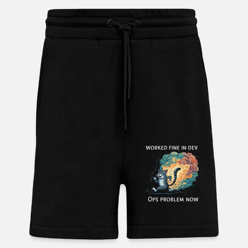 DevOps - Shorts - made by SPREAD - SOLID BLACK