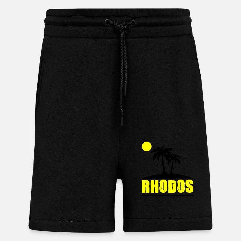 rhodos - Shorts - made by SPREAD - SOLID BLACK