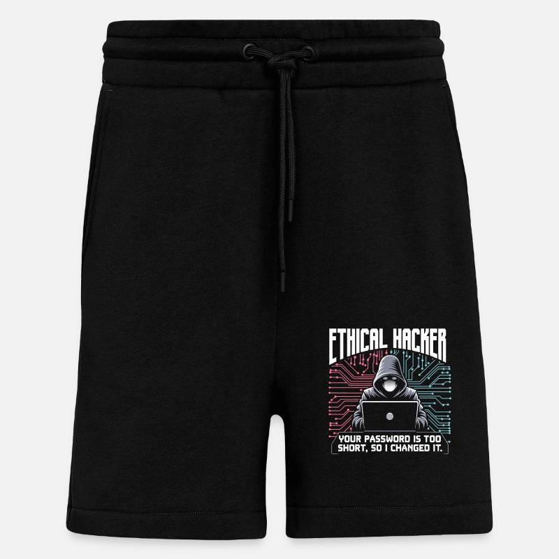 Ethischer Hacker - Shorts - made by SPREAD - SOLID BLACK