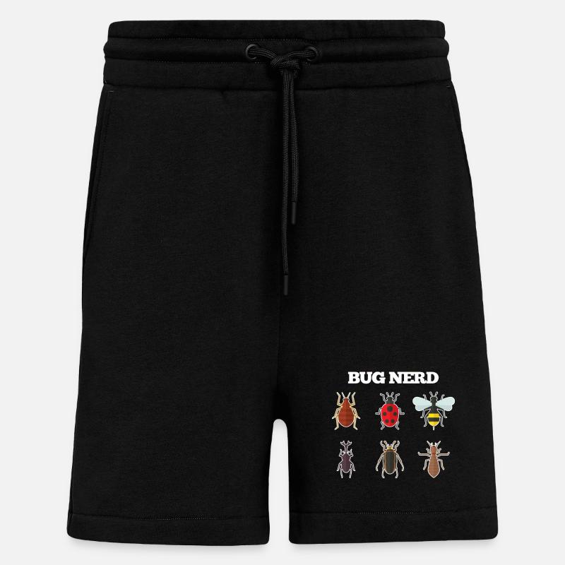 Bug Nerd - Short bio décontracté fabriqué en UE - SOLID BLACK