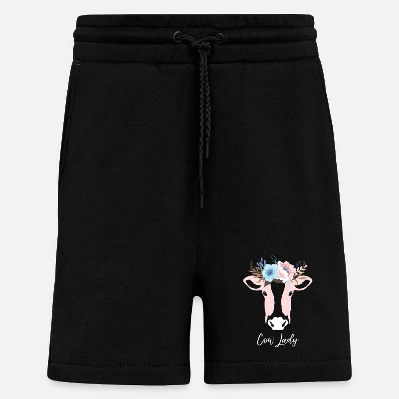 Dame Cattle - Short bio décontracté fabriqué en UE - SOLID BLACK