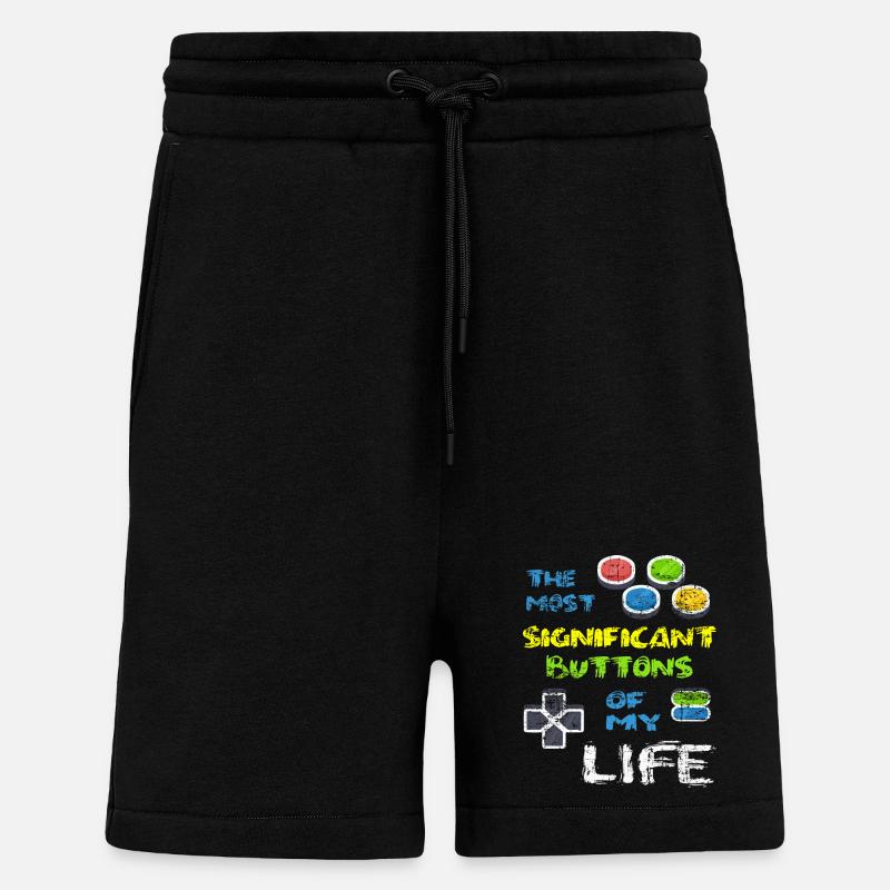 Videospiel Videogame Spielen Hobby Geschenk - Shorts - made by SPREAD - SOLID BLACK