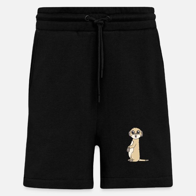 Erdmännchen - Shorts - made by SPREAD - SOLID BLACK