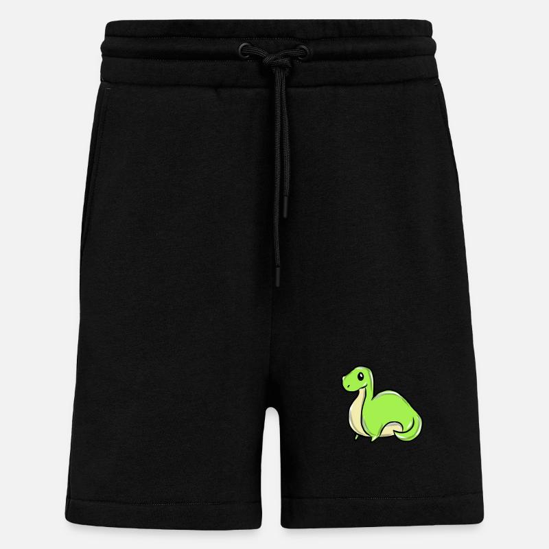 Dinosaurier - Shorts - made by SPREAD - SOLID BLACK