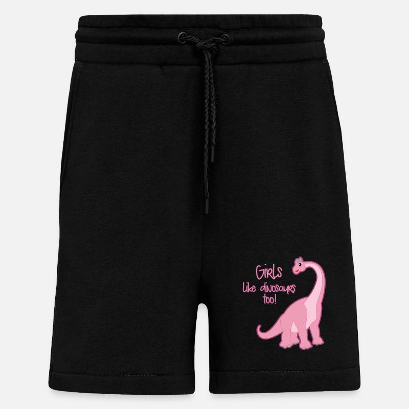 Dinosaurier - Shorts - made by SPREAD - SOLID BLACK