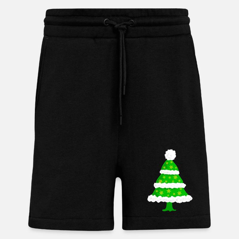 Tannenbaum Weihnachten - Shorts - made by SPREAD - SOLID BLACK